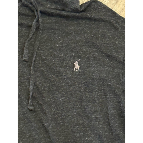 Polo Ralph Lauren Men’s Jersey Hooded T-Shirt Black Marl Heather Sz 2XLT - Picture 8 of 8
